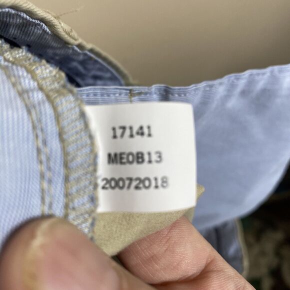 Peter Millar Soft Touch Twill Shorts Mens 35  Brown Khaki Golf  MEOB13 Stretch - Picture 13 of 16